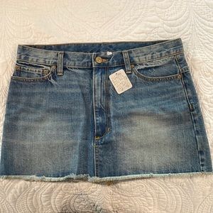 Free People denim skirt size 8, NWT